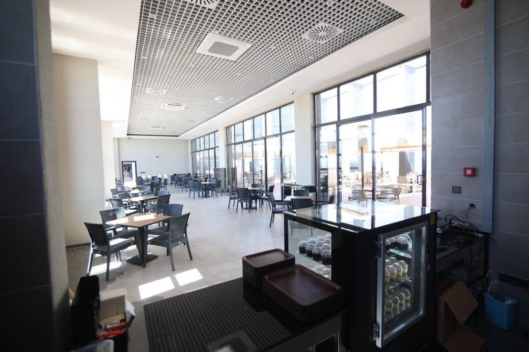 Konya'nın en yüksek tepesindeki kafe hizmete açıldı 13